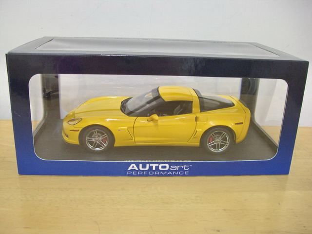 1 18 Autoart Chevrolet Corvette C6 Z06 Yellow