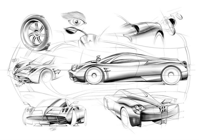 pagani coloring pages - photo #17