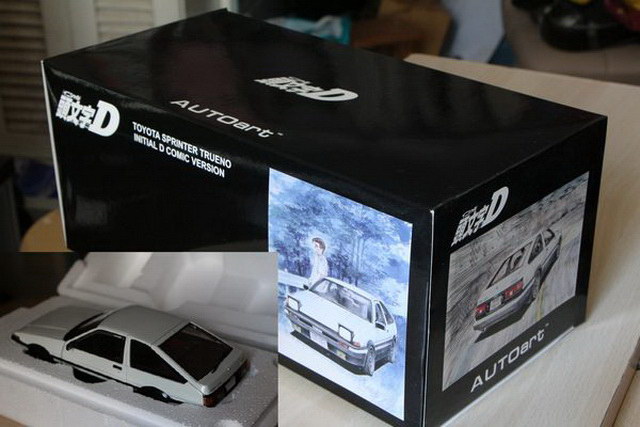 AUTOart《頭文字D》SPRINTER TRUENO AE86 D計畫最終版喚醒你的甩尾魂！ | 玩具人Toy People News