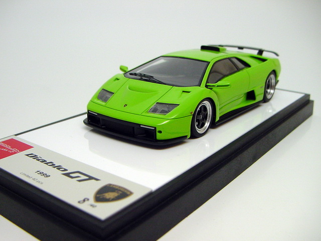 EM321D Lamborghini Diablo GT 1999 Lime Green limited to 40 pieces