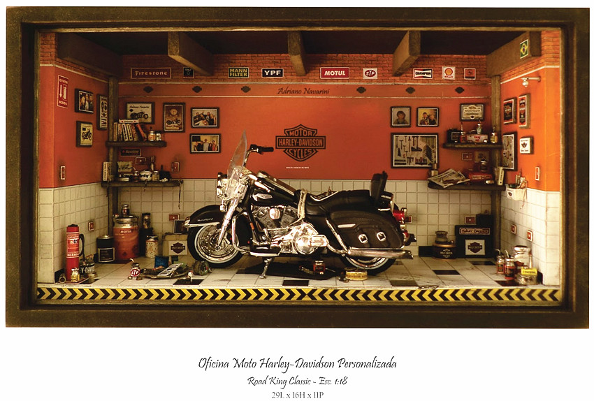 Personalizado - Oficina Harley Road King Classic - Adriano Navarini 01